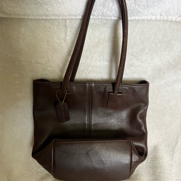 Vintage COACH lunch tote (brown) #7304 - Picture 3 of 5